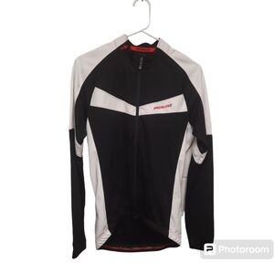 SPECIALIZED (Women's Medium) Wool/Polyester Cycling Jacket Black
